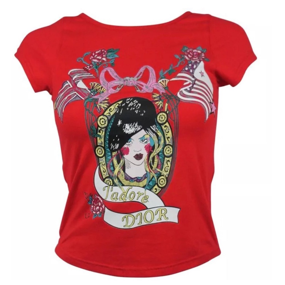 Galliano for Dior Tattoo t-shirt Sz 0, from 2004
